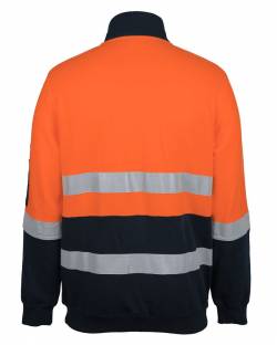310 Cotton 1/2 Zip Fleece Hi Vis, Day/Night